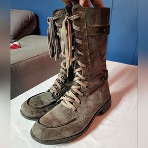 The North Face Brigeton Tall Brown Lace Up Boots